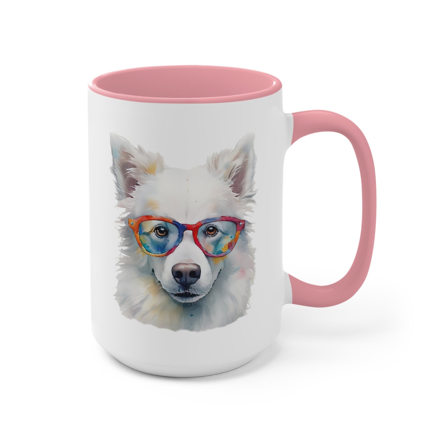 American Eskimo Dog 5 Accent Mugs