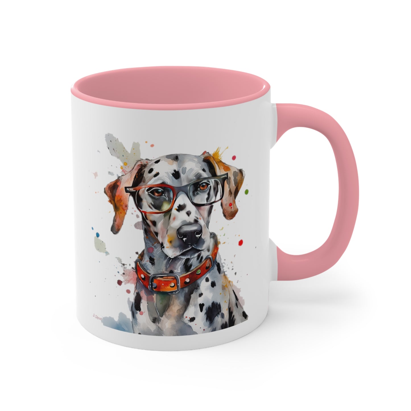 Dalmatian 3 Accent Mugs