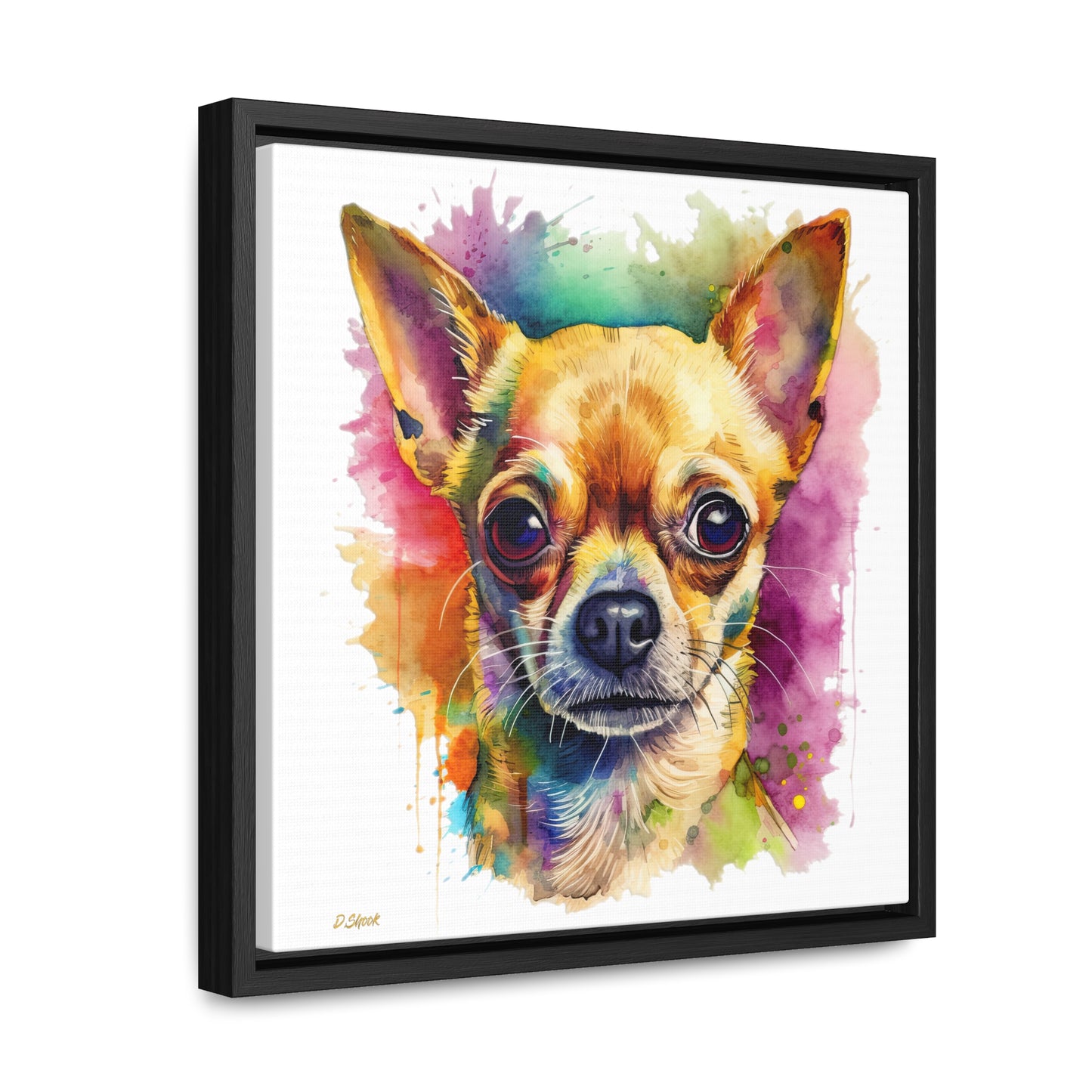 Chihuahua 7 Gallery Canvas Wraps, Square Frame