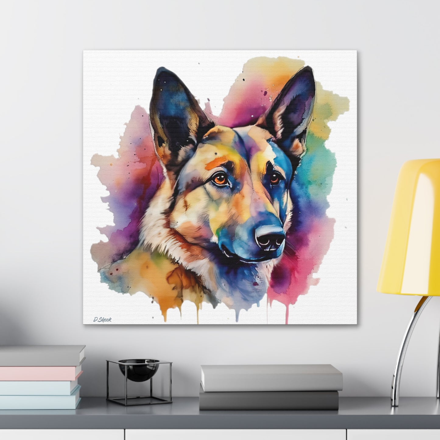 German Sheppard 3B Canvas Gallery Wraps