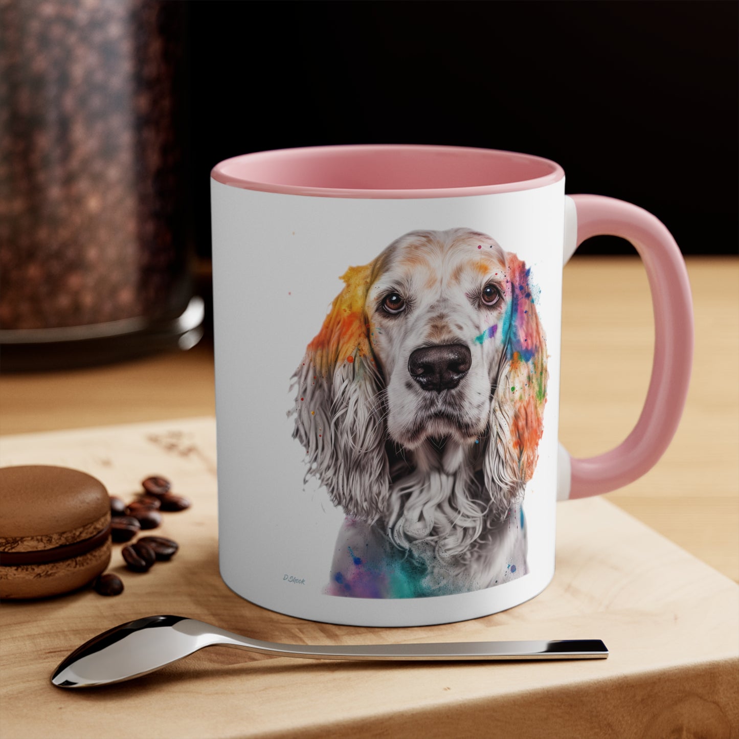English Cocker Spaniel 3 Accent Mugs