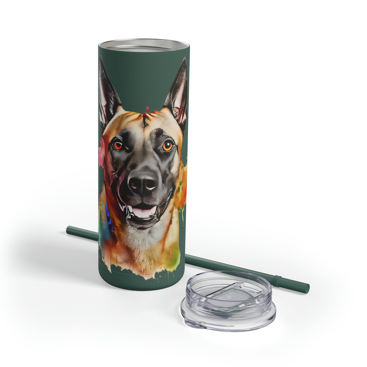 Belgium Malinois 4 Maars Maker Skinny Matte Tumbler, 20oz