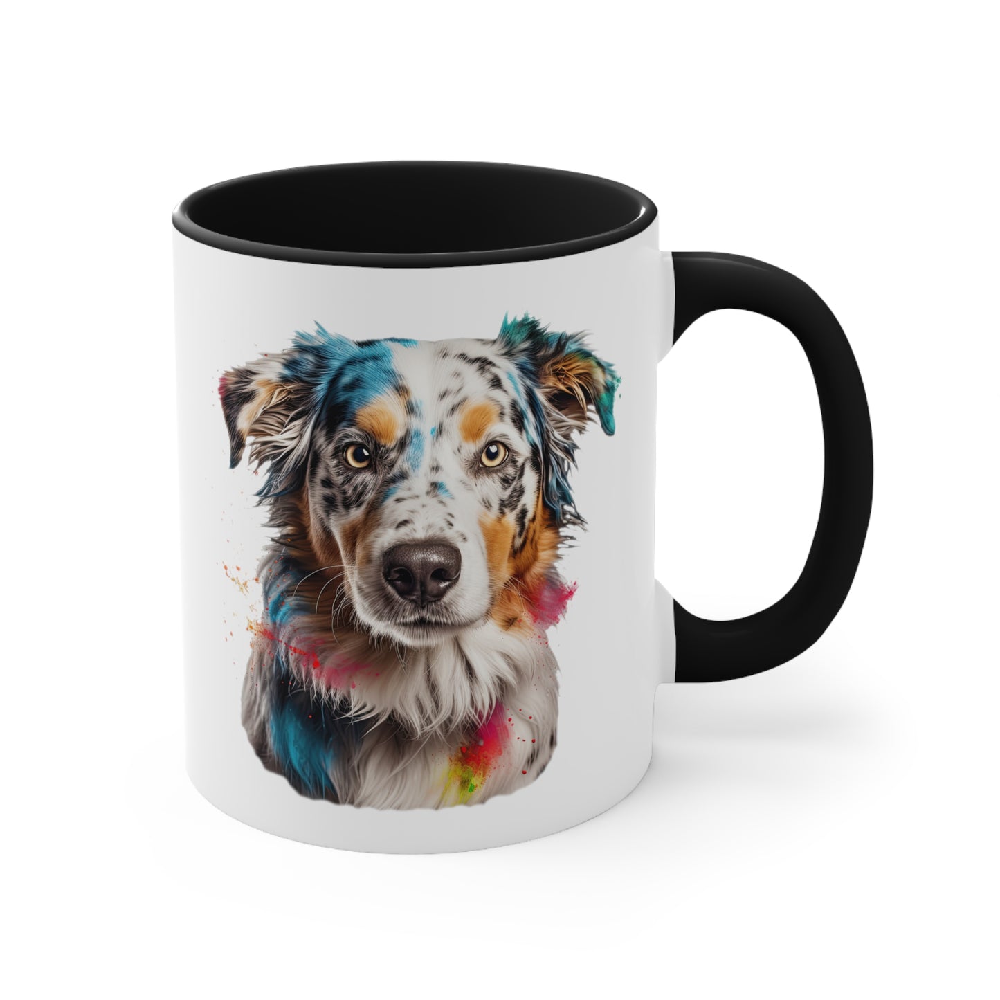 Australian Shepherd 3 Accent Mugs