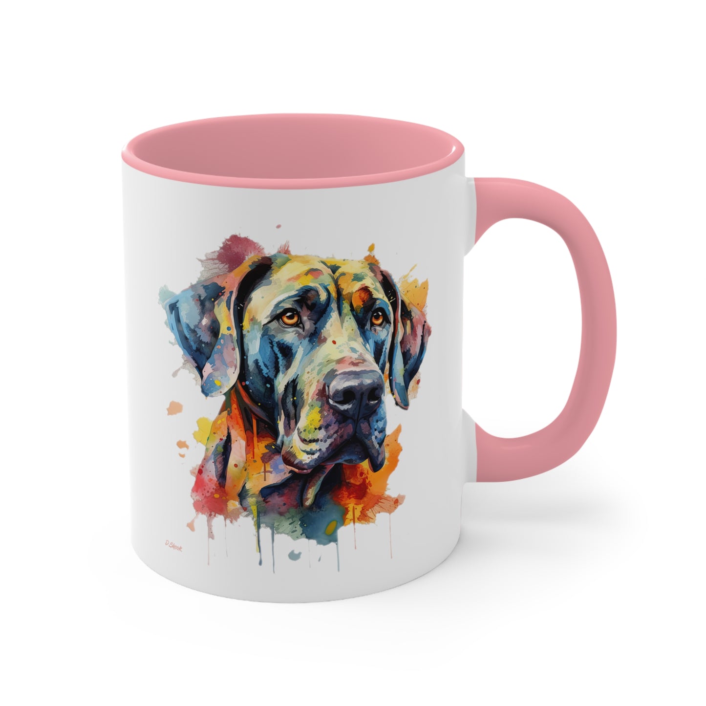 Great Dane 3 Accent Mugs