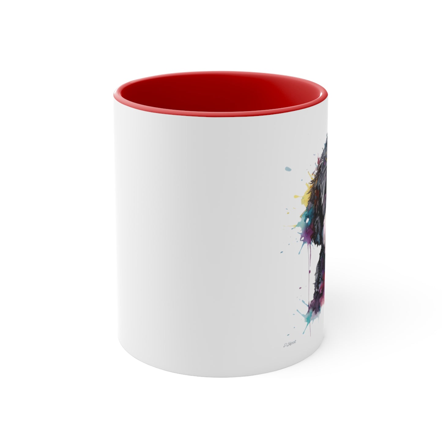 Portuguese Water Dog 1 Accent Mugs
