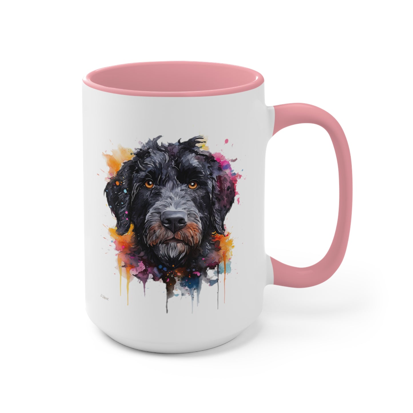 Portuguese Water Dog 5 Accent Mugs