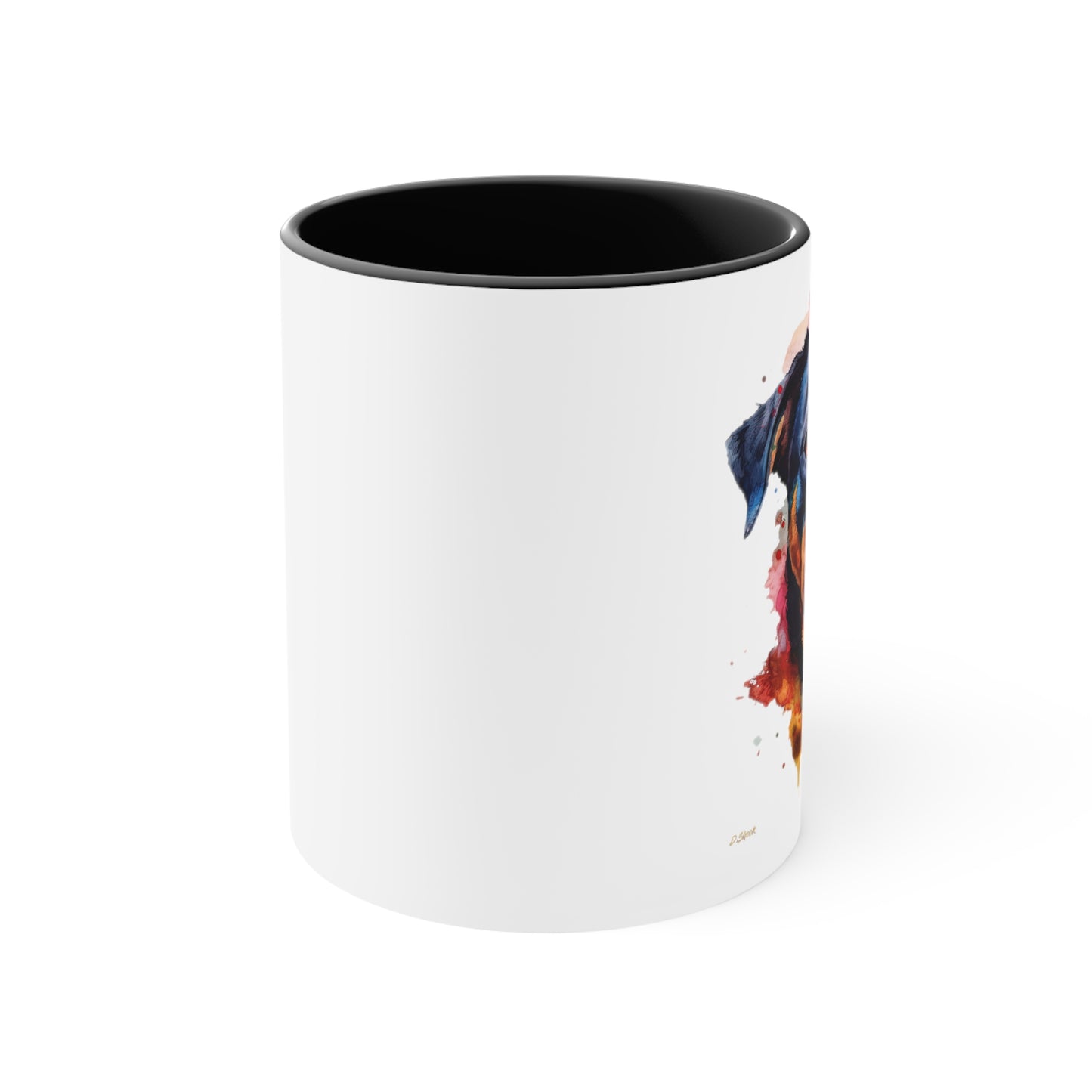 Rottweiler 1 Accent Mugs
