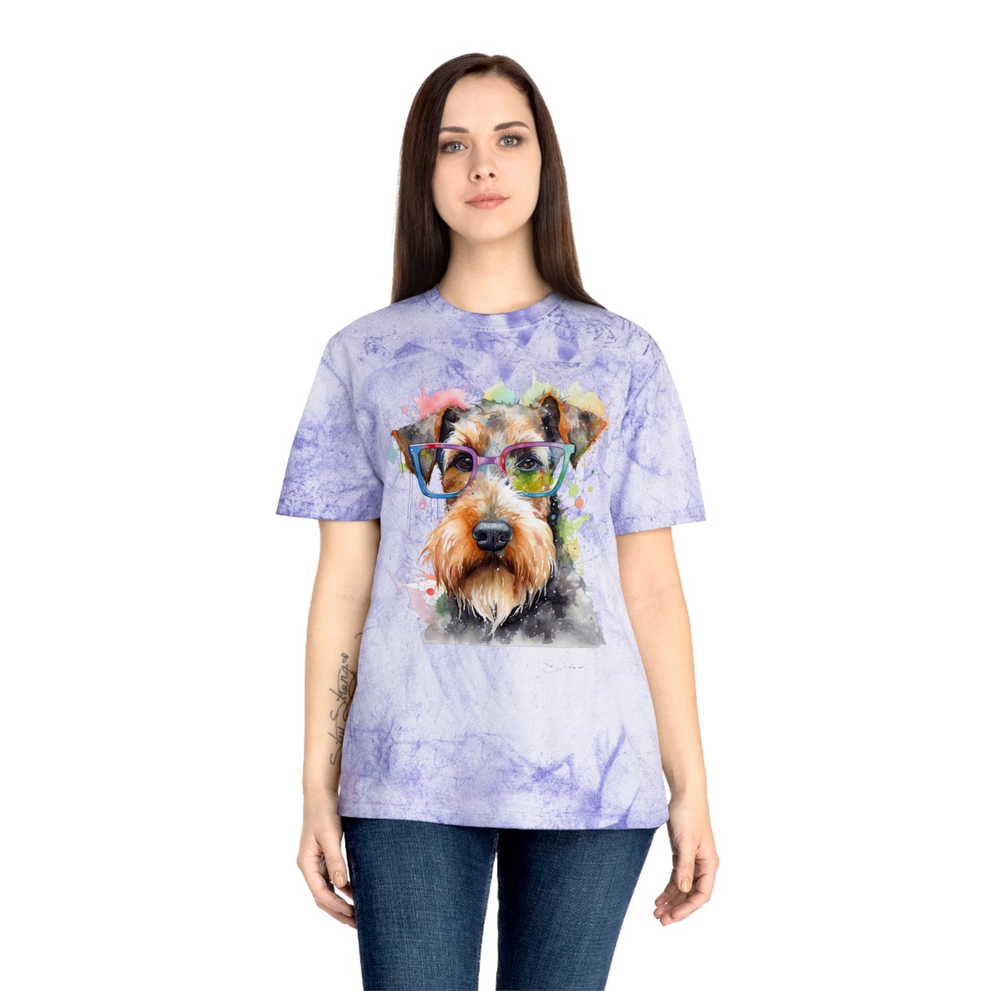 Airedale Terrier 6 Unisex Color Blast T-Shirt