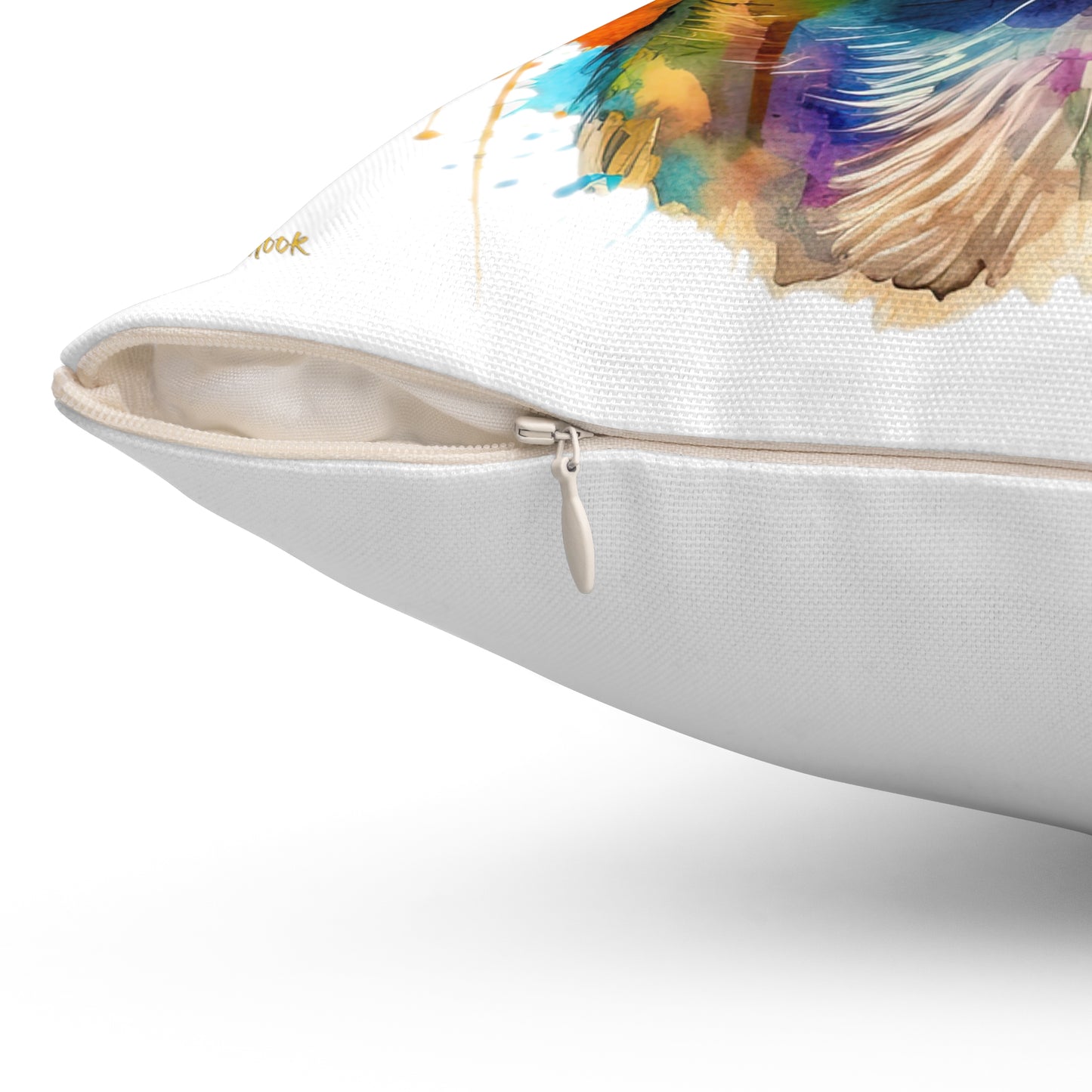 Chihuahua 7 Spun Polyester Square Pillow