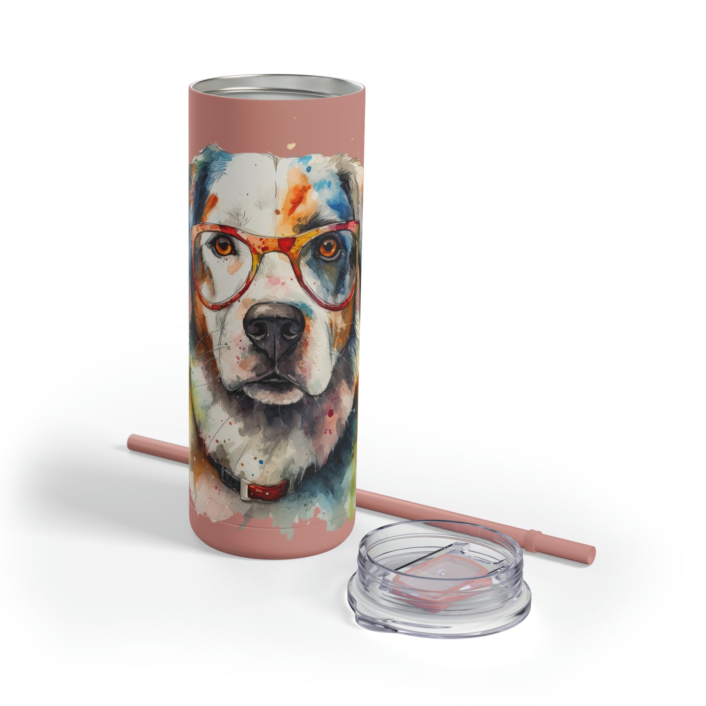 Greater Swiss Mountain Dog 4 Maars Maker Skinny Matte Tumbler, 20oz
