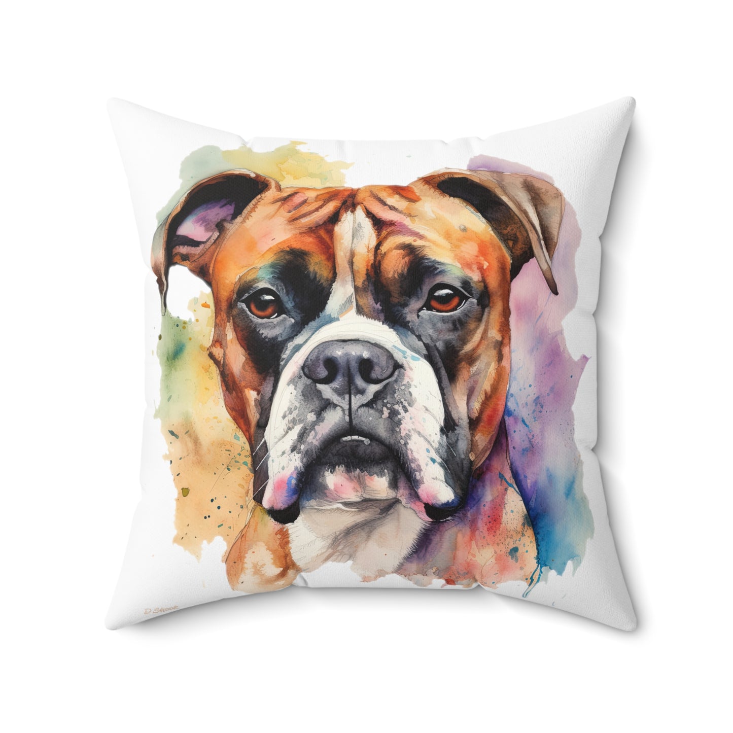 Boxer 2 Spun Polyester Square Pillow