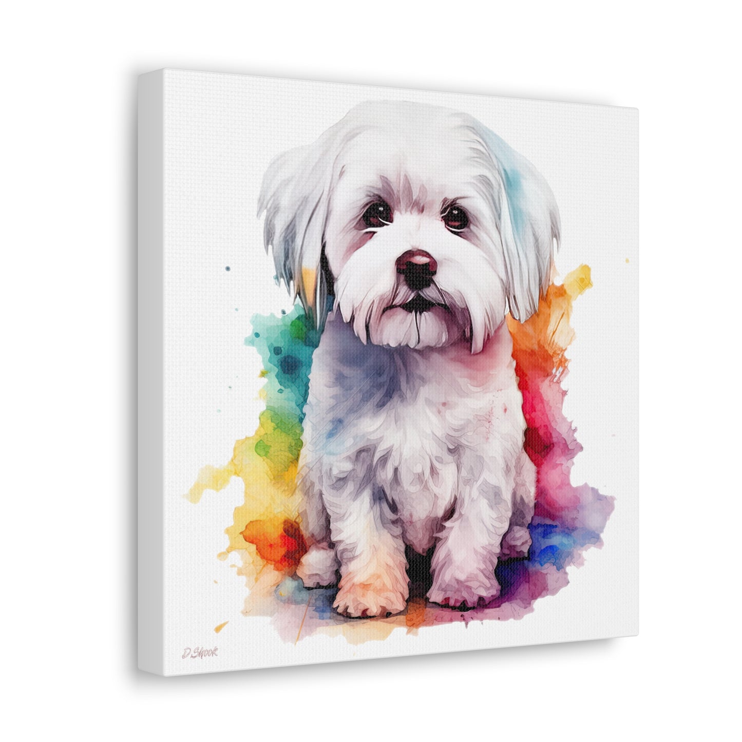 Maltese Dog 3 Canvas Gallery Wraps