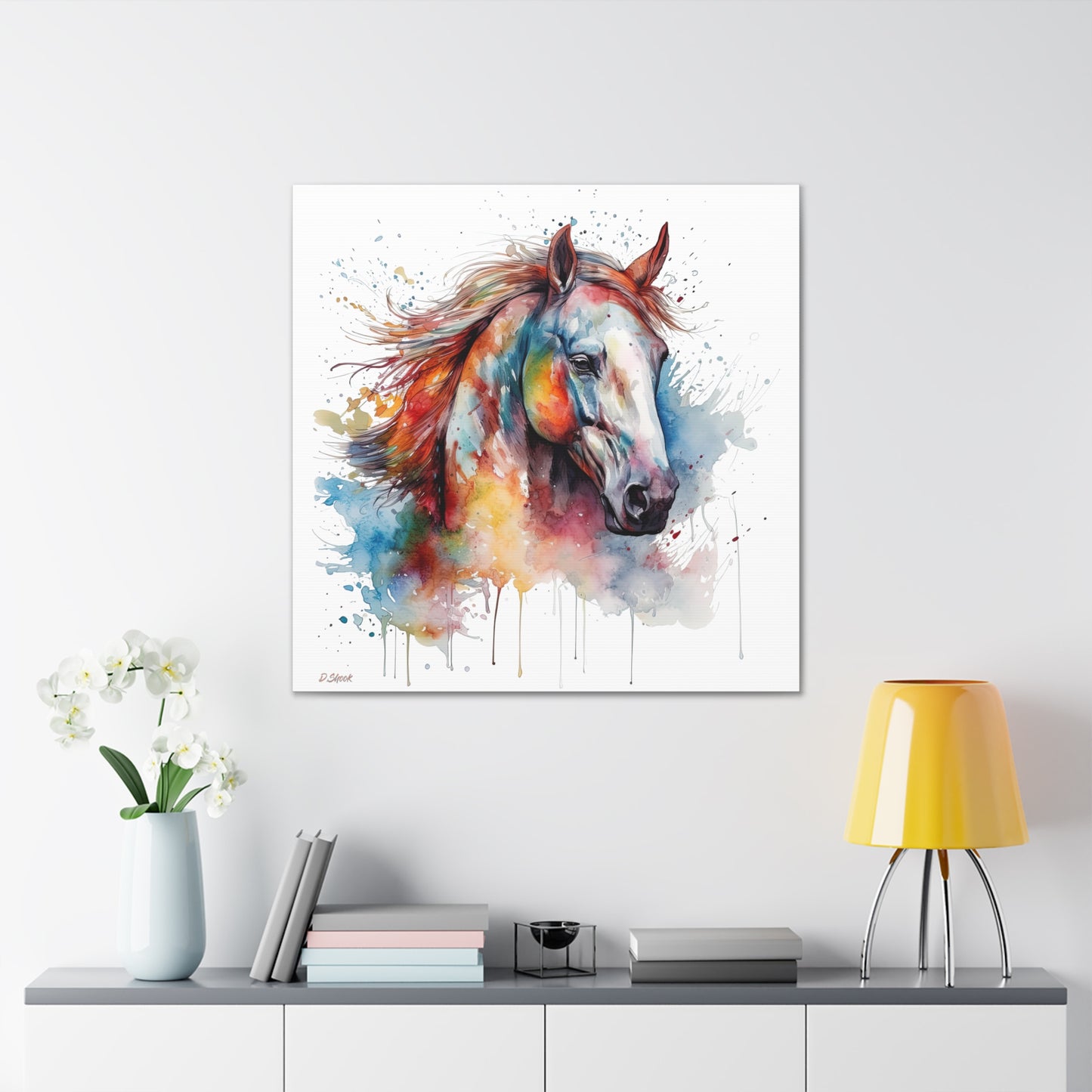 Horse Rescue 12 Canvas Gallery Wraps