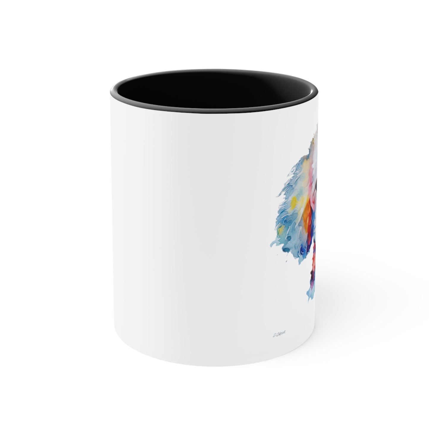 Poodle 8 Accent Mugs