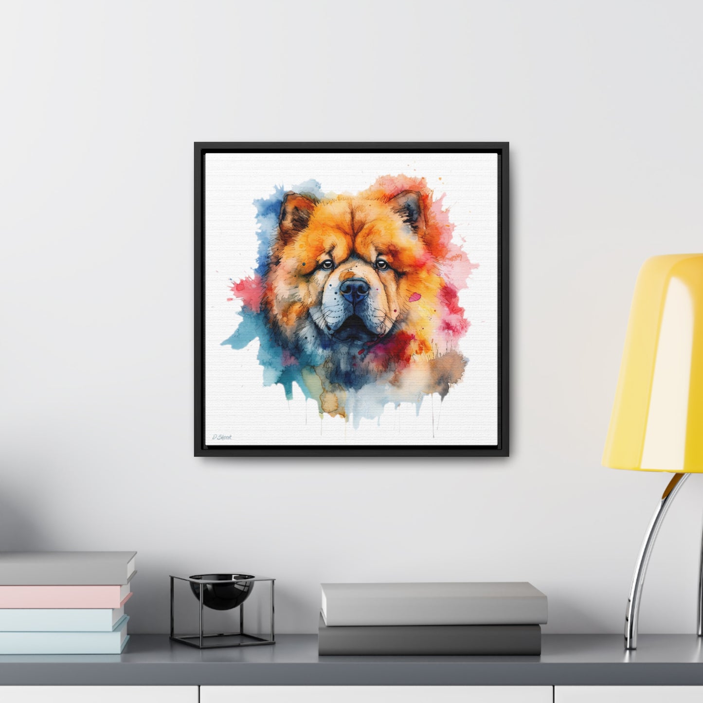 Chow Chow 1 Gallery Canvas Wraps, Square Frame