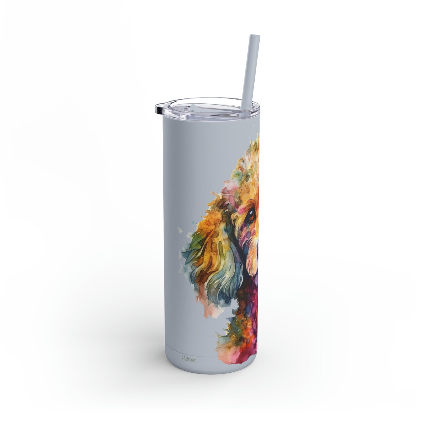 Poodle 2 Maars Maker Skinny Matte Tumbler, 20oz