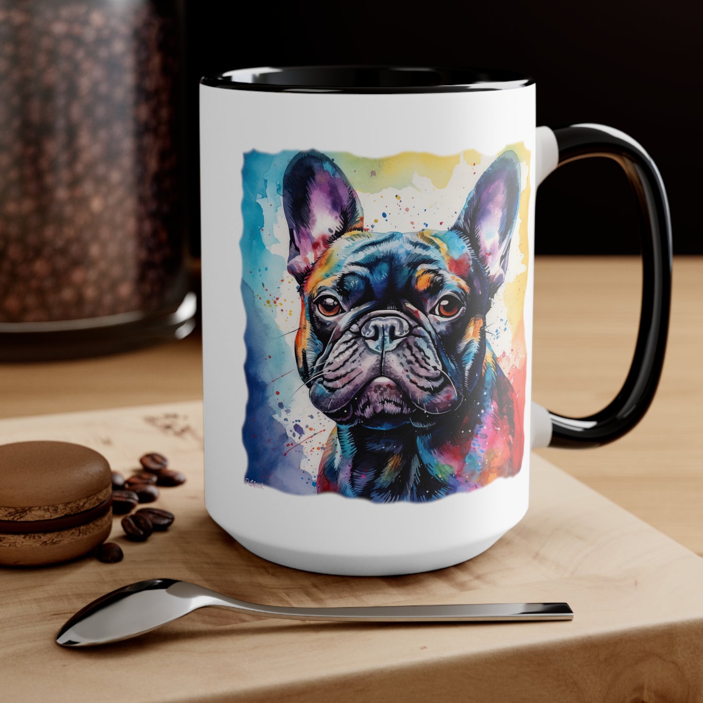 French Bulldog 2 Accent Mugs