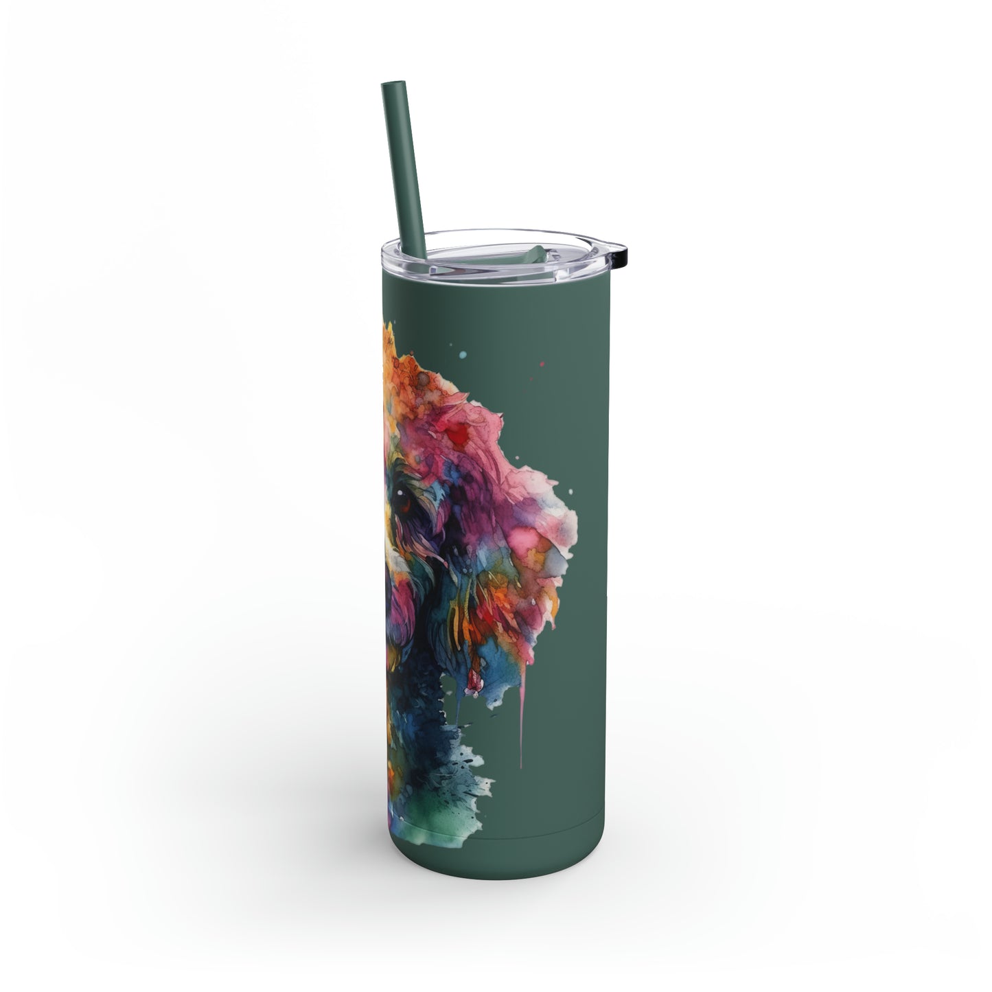 Poodle 2 Maars Maker Skinny Matte Tumbler, 20oz