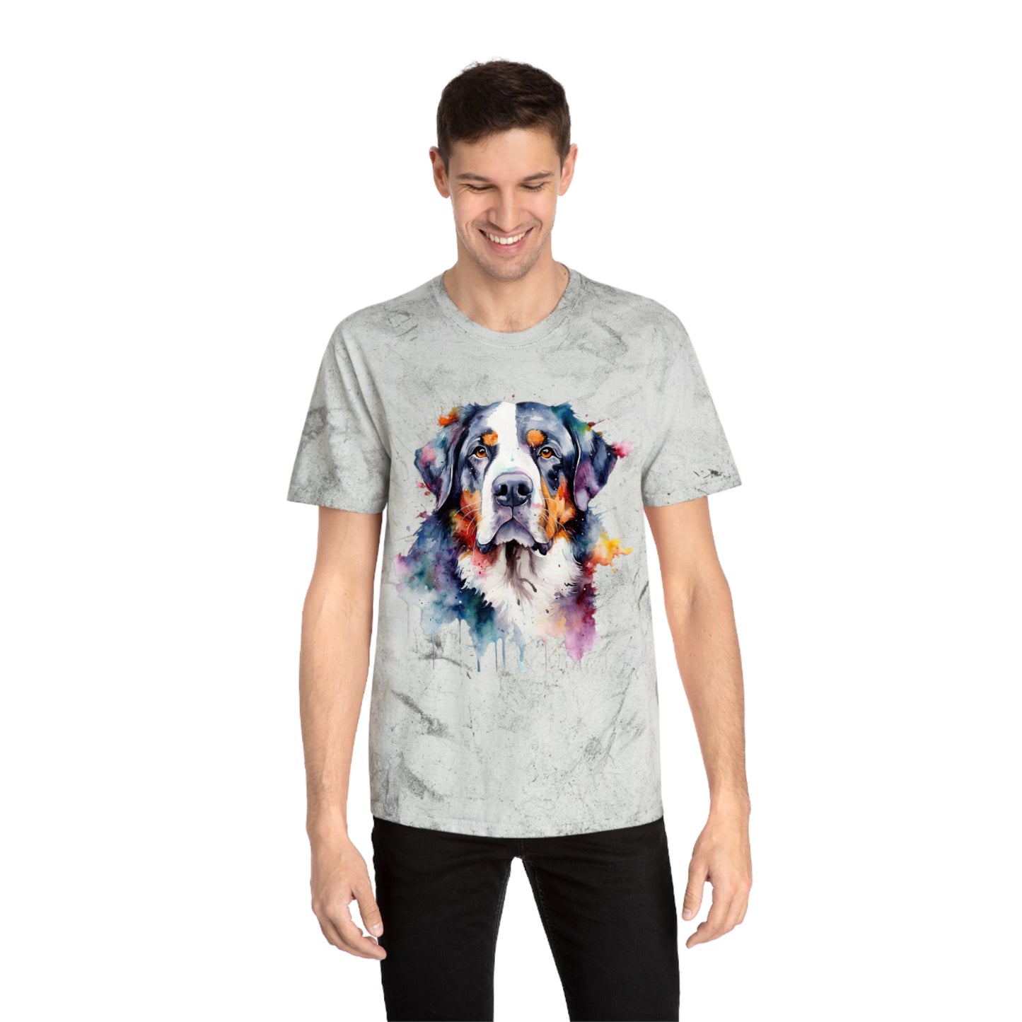Greater Swiss Mountain Dog 3 Unisex Color Blast T-Shirt