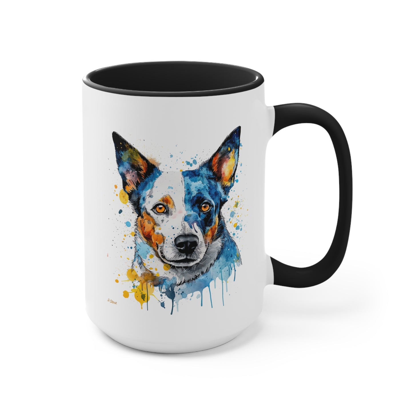 Blue Heeler 2 Accent Mugs