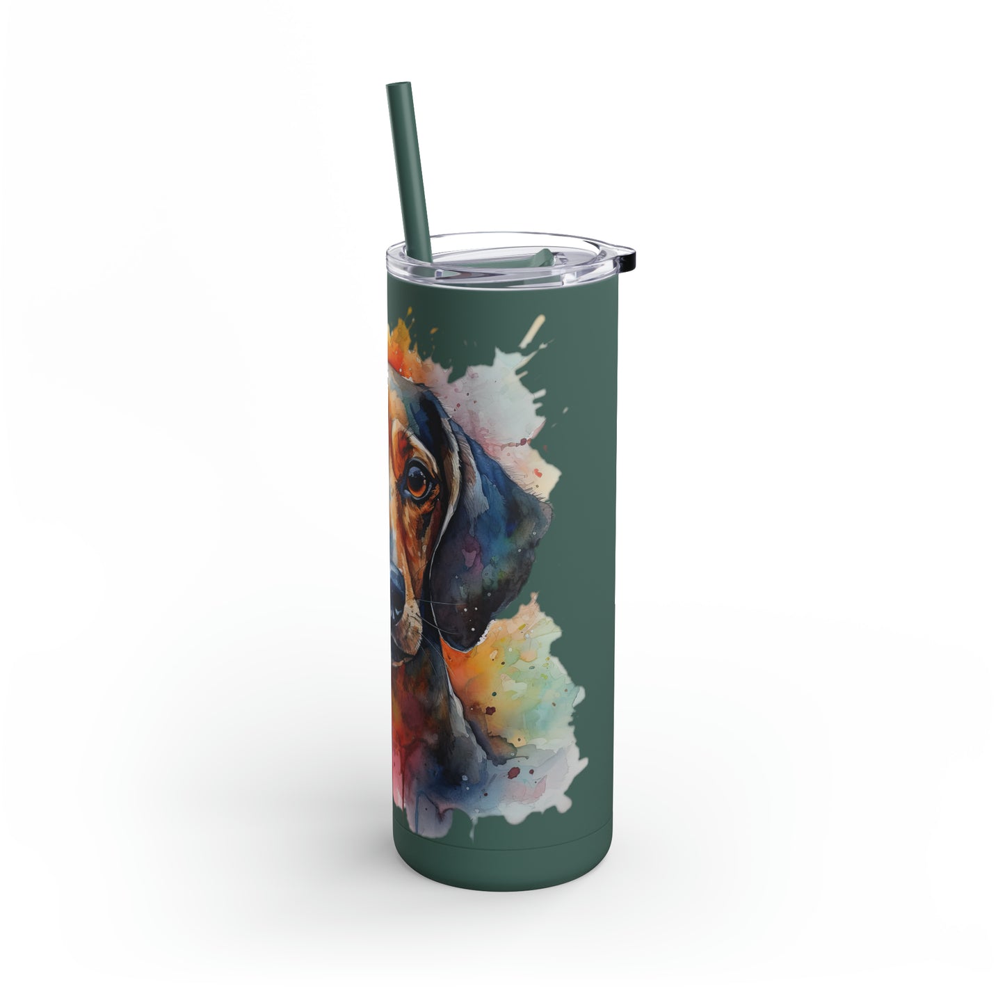 Dachshund 4 Maars Maker Skinny Matte Tumbler, 20oz