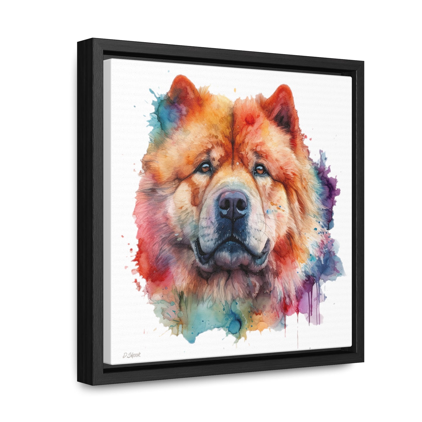 Chow Chow 2 Gallery Canvas Wraps, Square Frame
