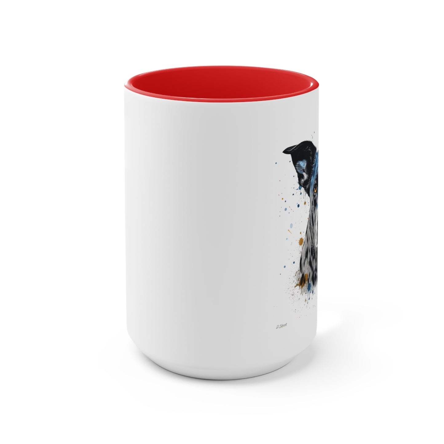 Blue Heeler 4 Accent Mugs