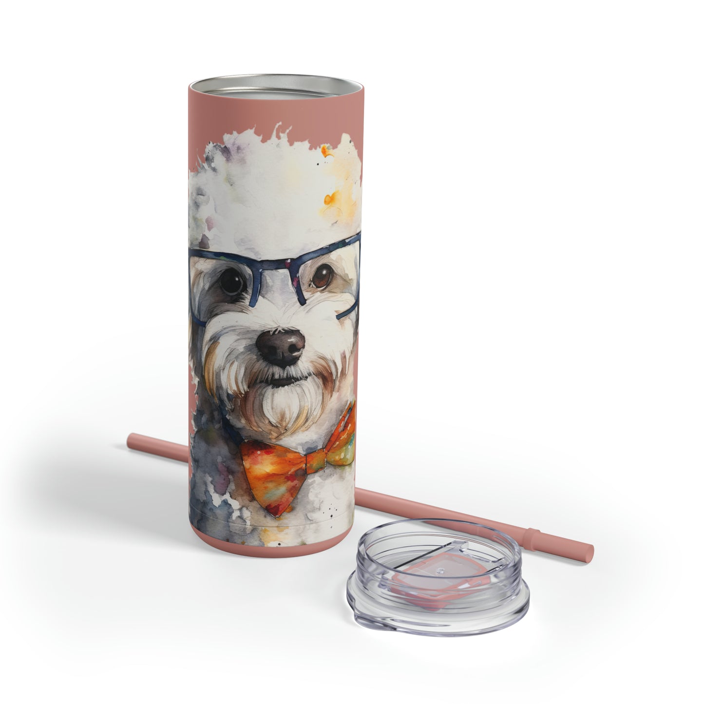 Bichon Frise 4 Maars Maker Skinny Matte Tumbler, 20oz