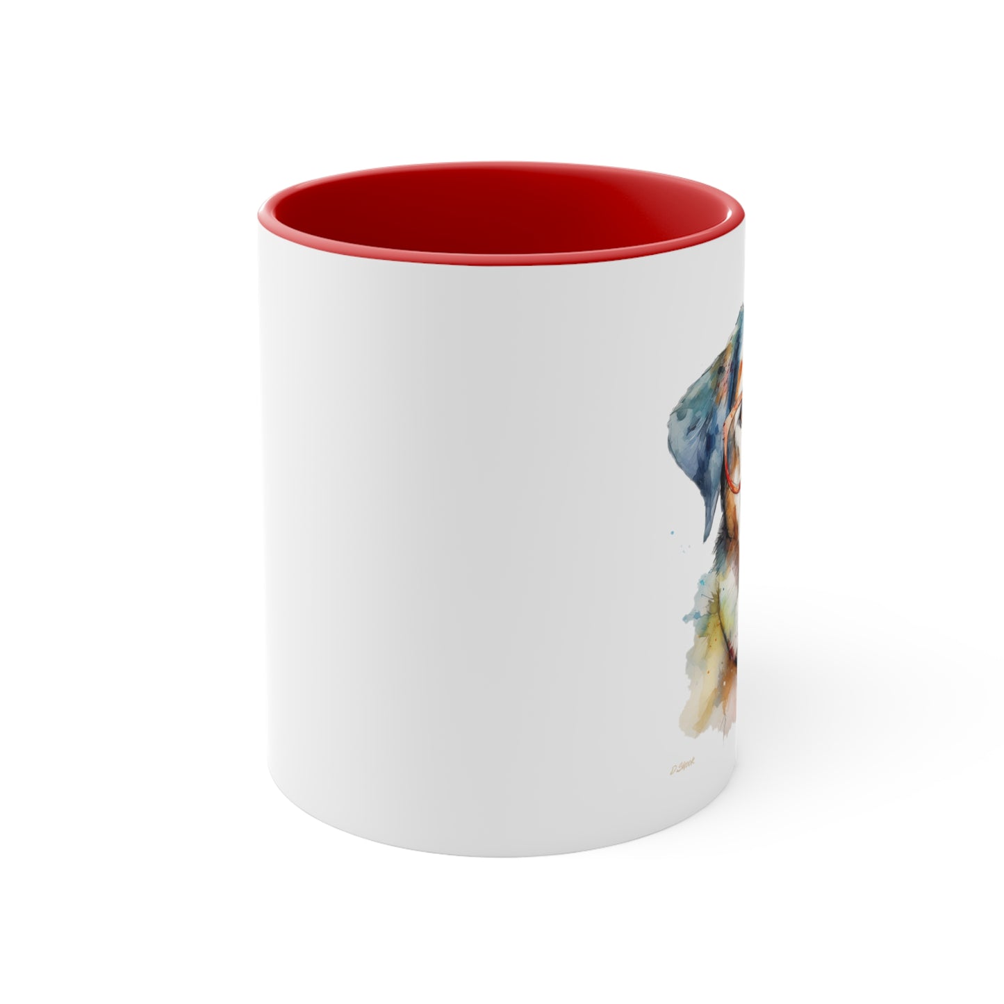 Greater Swiss Mountain Dog 4 Accent Mugs