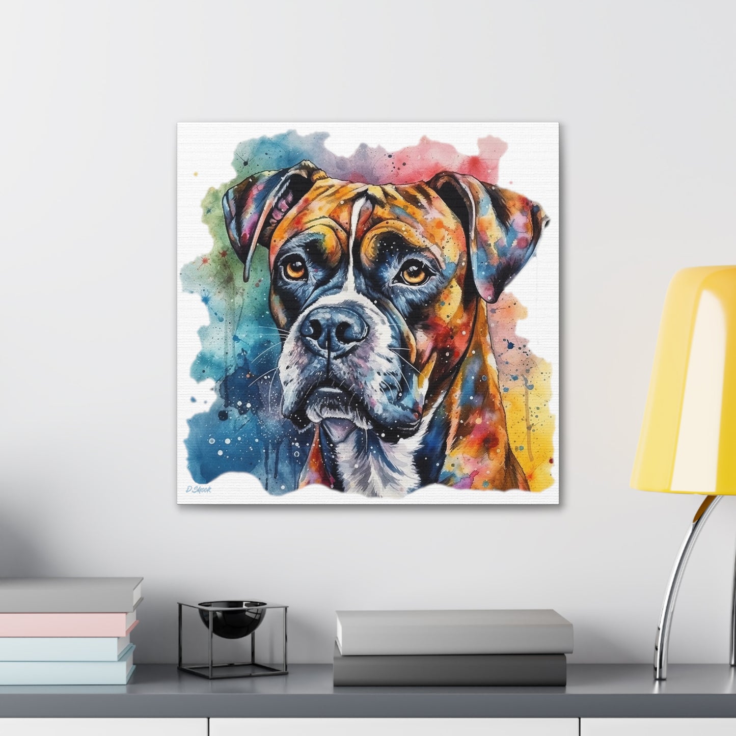 Boxer 3 Canvas Gallery Wraps