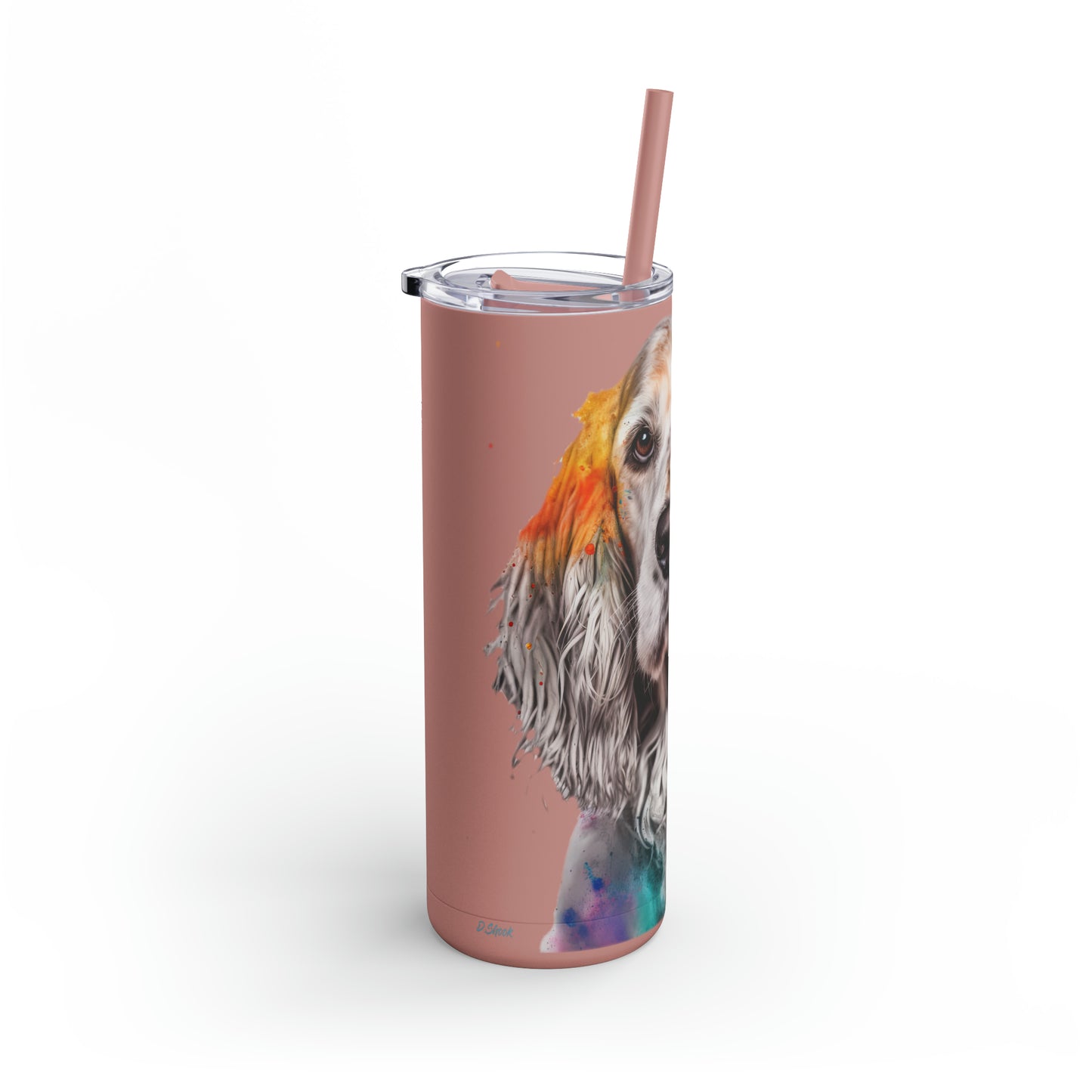 English Cocker Spaniel 3 Maars Maker Skinny Matte Tumbler, 20oz