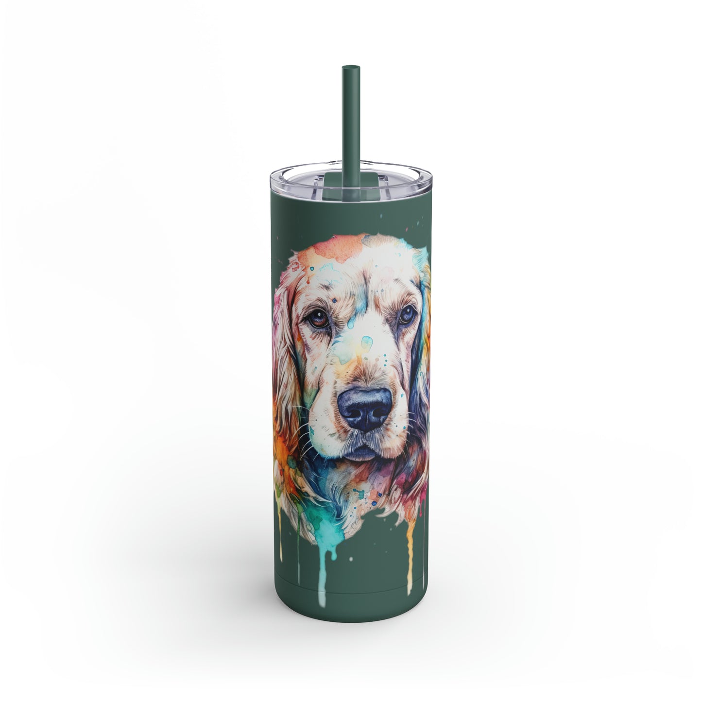 English Cocker Spaniel 1 Maars Maker Skinny Matte Tumbler, 20oz