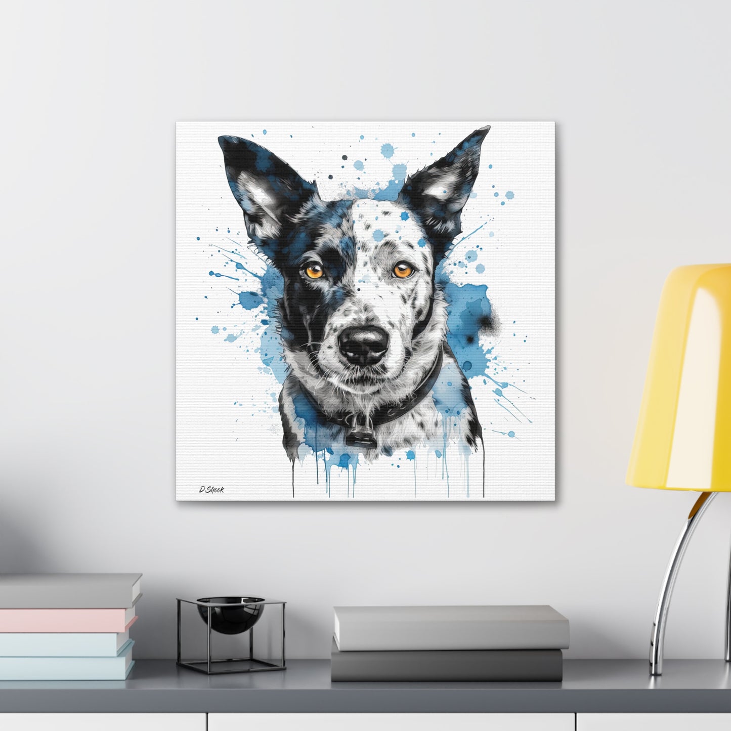 Blue Heeler 3 Canvas Gallery Wraps