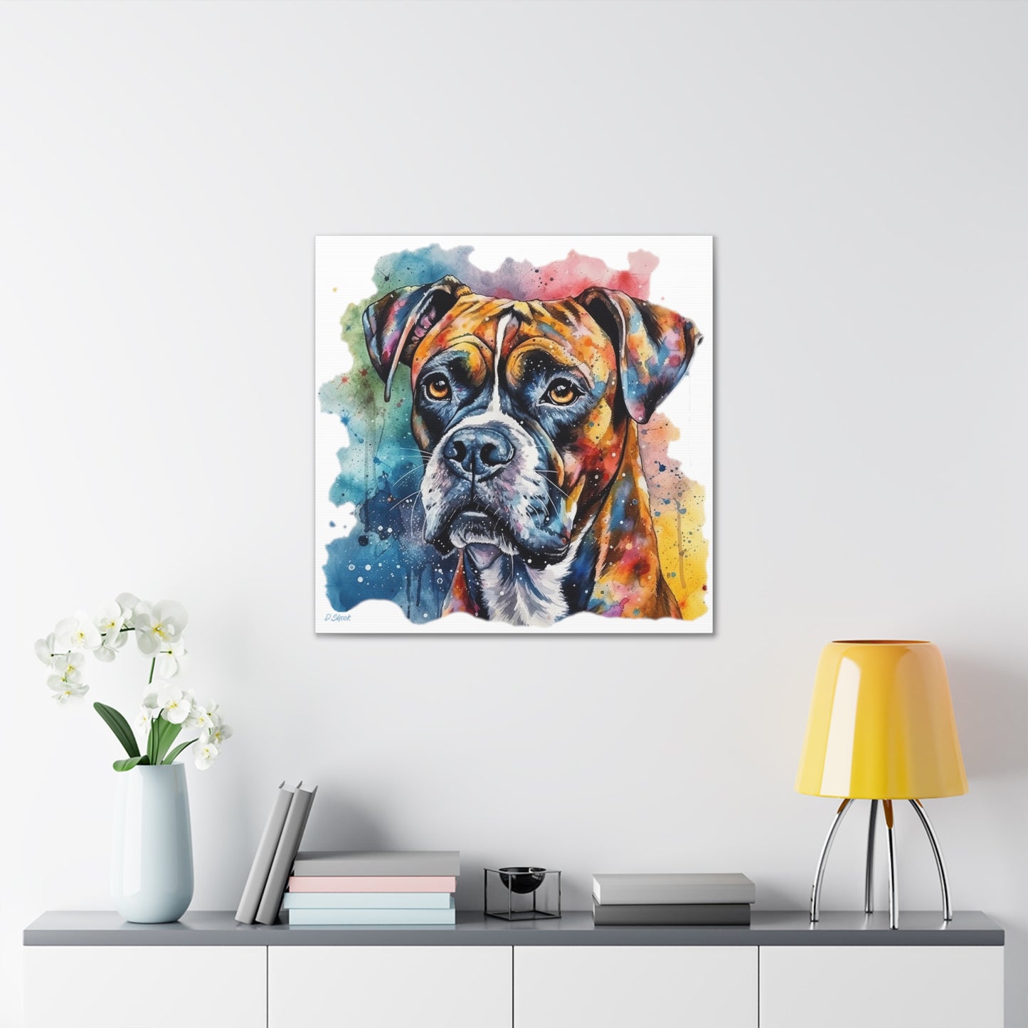 Boxer 3 Canvas Gallery Wraps