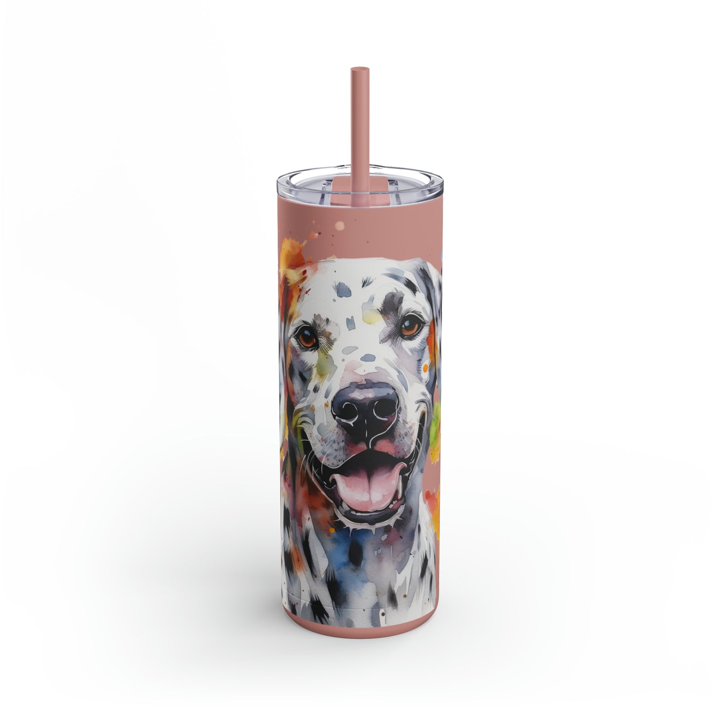 Dalmatian 1 Maars Maker Skinny Matte Tumbler, 20oz
