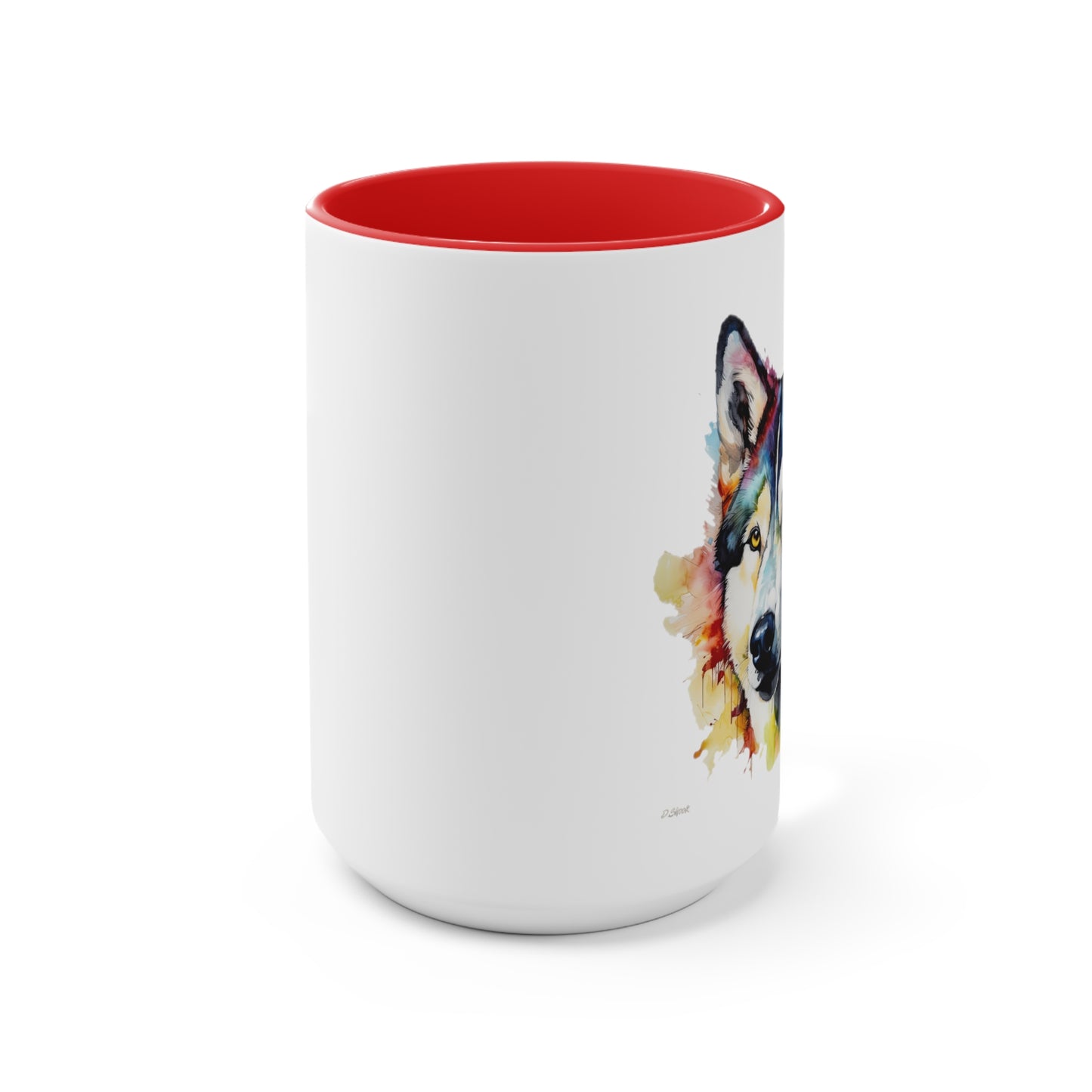 Siberian Husky 3 Accent Mugs