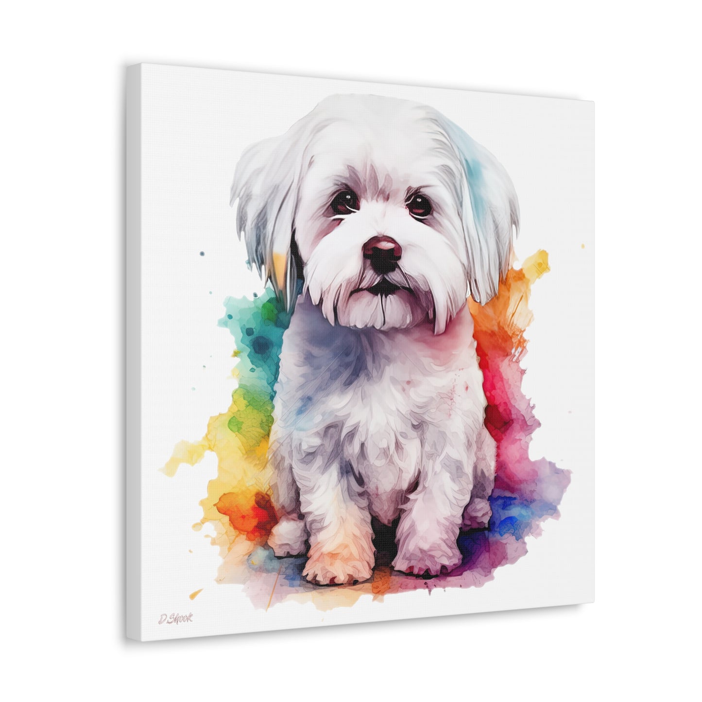 Maltese Dog 3 Canvas Gallery Wraps