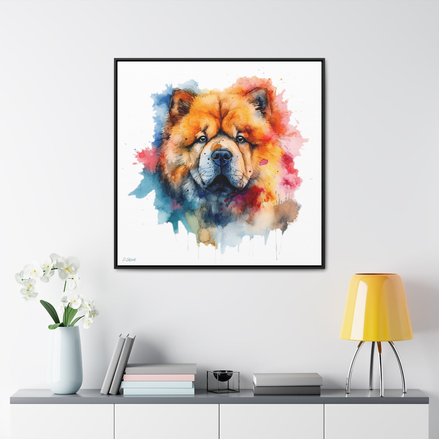 Chow Chow 1 Gallery Canvas Wraps, Square Frame