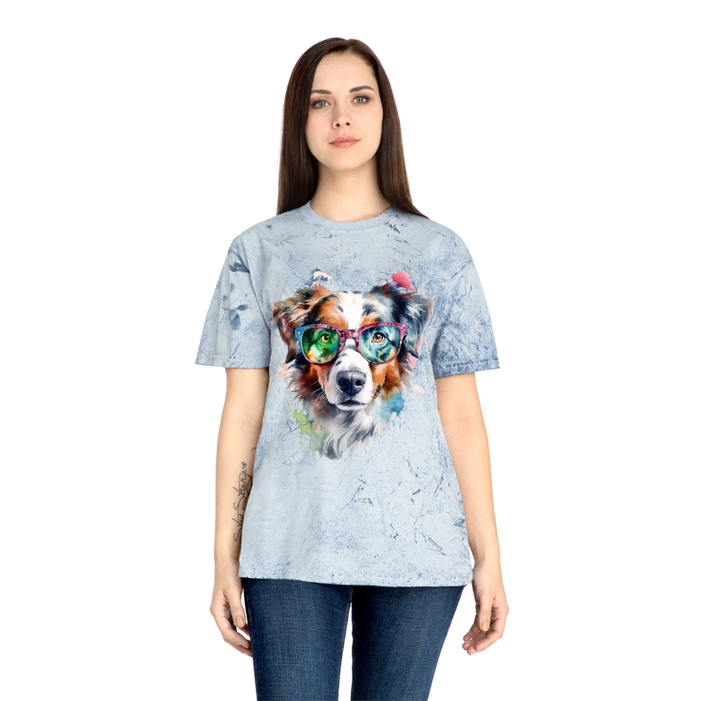Australian Shepherd 5 Unisex Color Blast T-Shirt