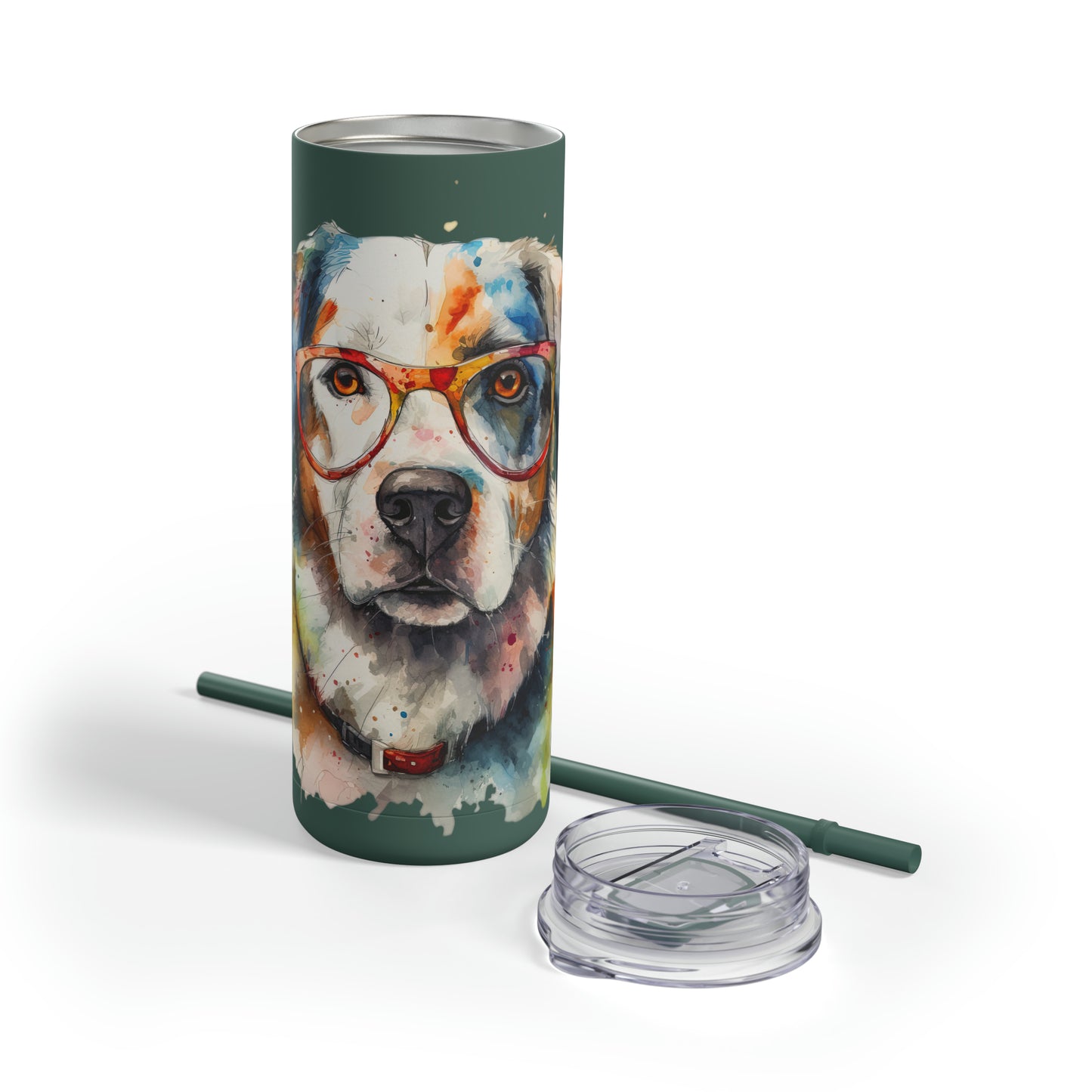 Greater Swiss Mountain Dog 4 Maars Maker Skinny Matte Tumbler, 20oz