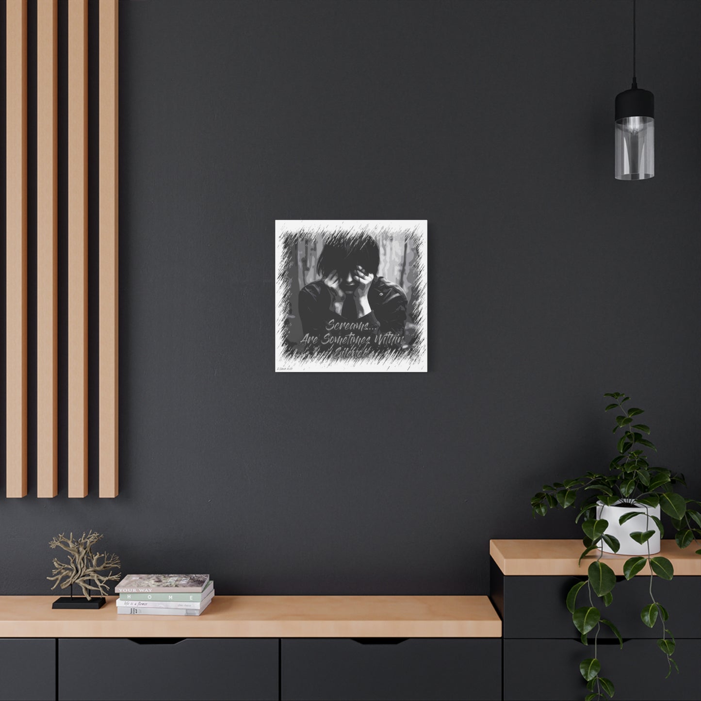 Screams: Matte Canvas, Stretched, 1.25"