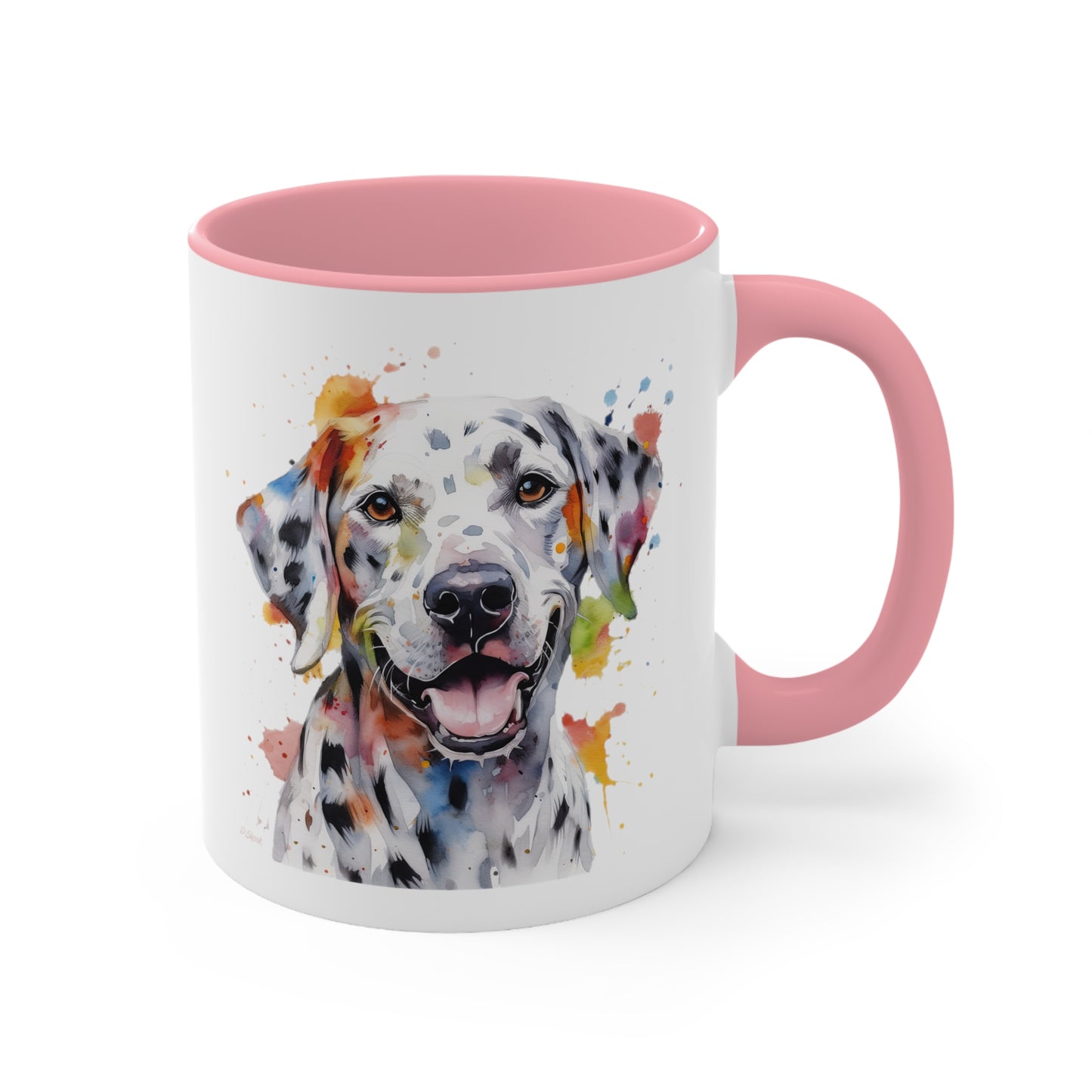 Dalmatian 1 Accent Mugs