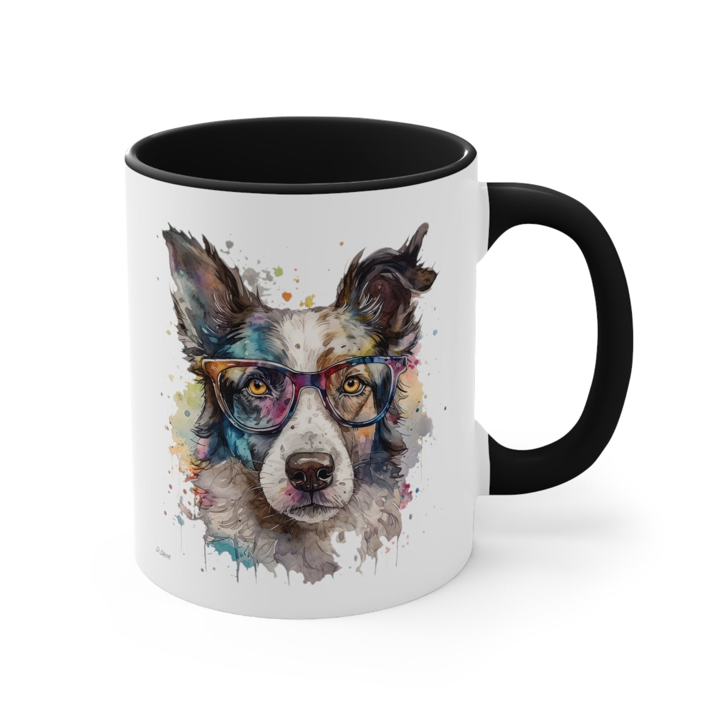 Border Collie 7 Accent Mugs
