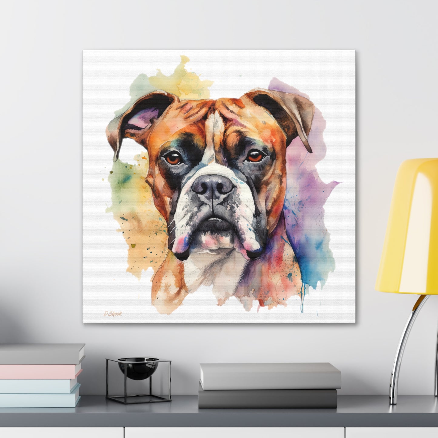 Boxer 2 Canvas Gallery Wraps