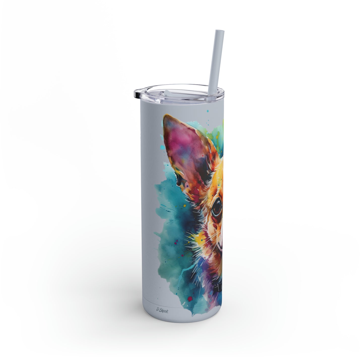 Chihuahua 1 Maars Maker Skinny Matte Tumbler, 20oz