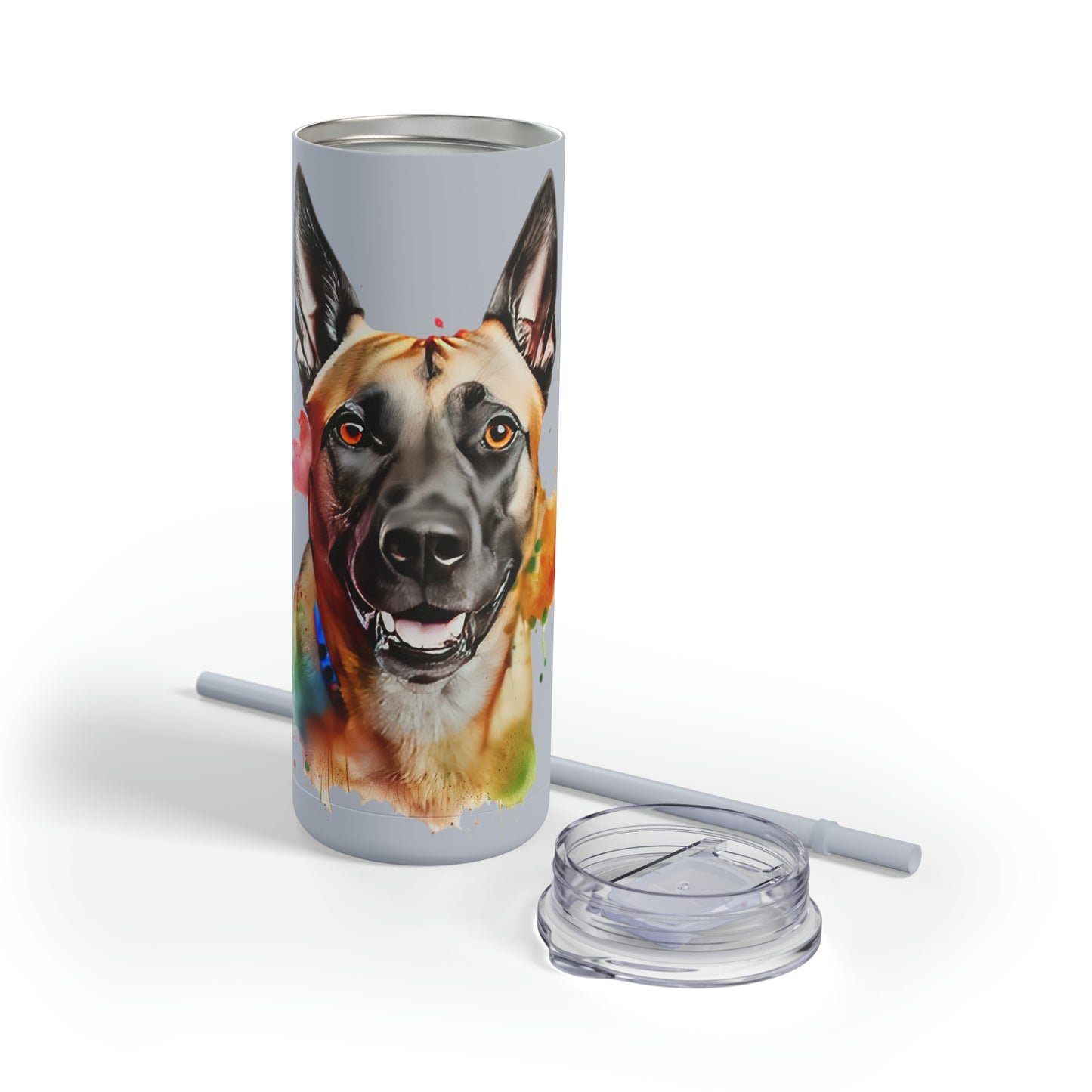 Belgium Malinois 4 Maars Maker Skinny Matte Tumbler, 20oz