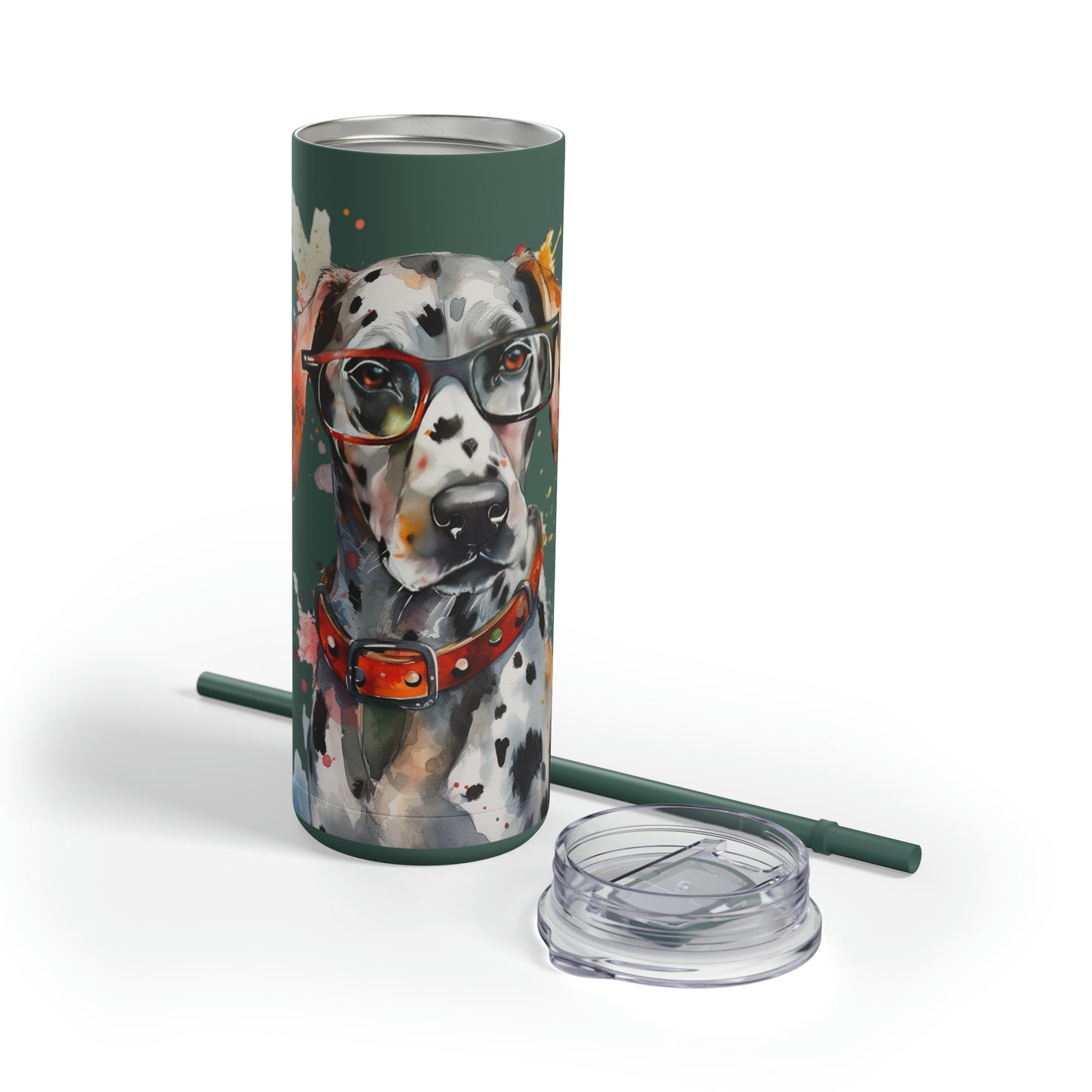 Dalmatian 3 Maars Maker Skinny Matte Tumbler, 20oz