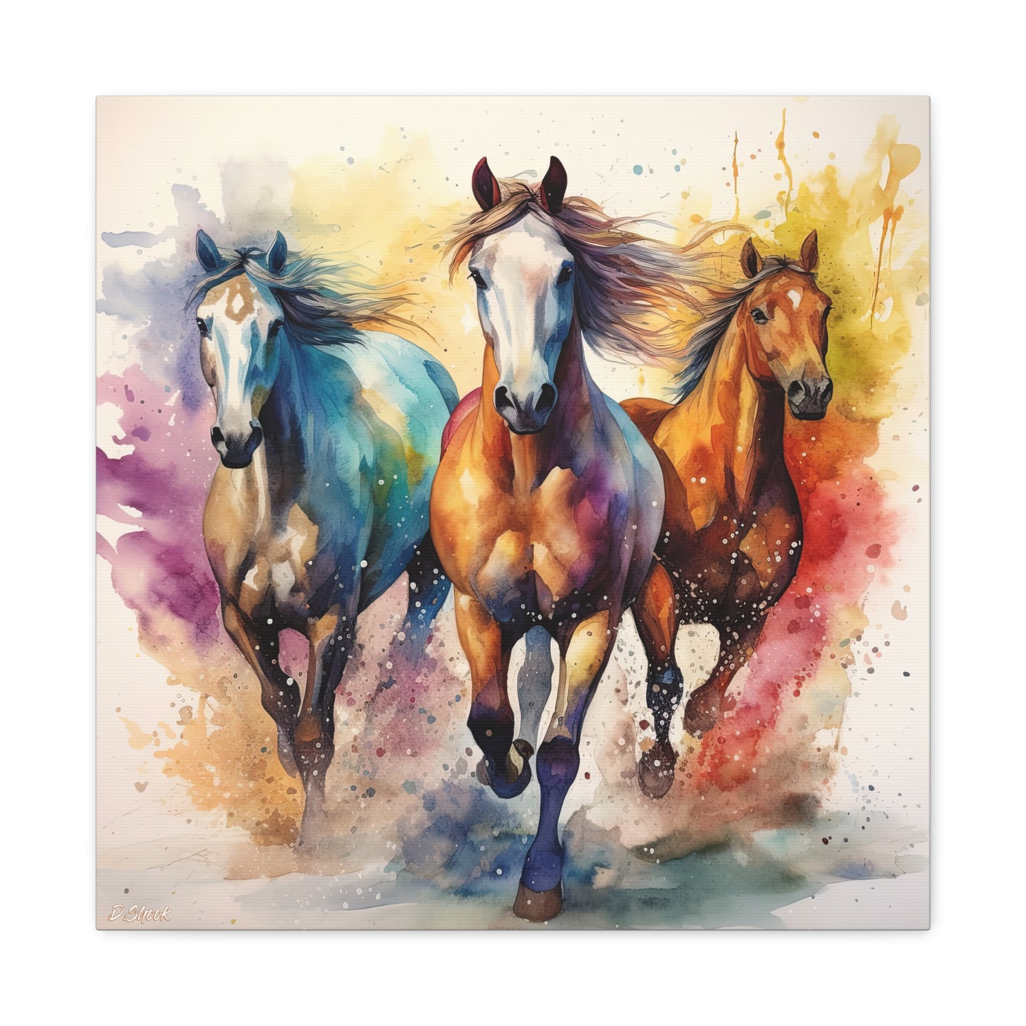 Horse Rescue 8 Canvas Gallery Wraps