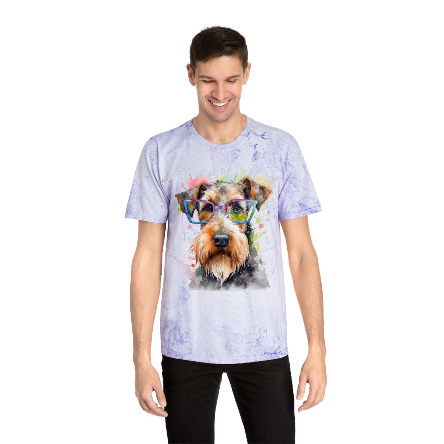 Airedale Terrier 6 Unisex Color Blast T-Shirt