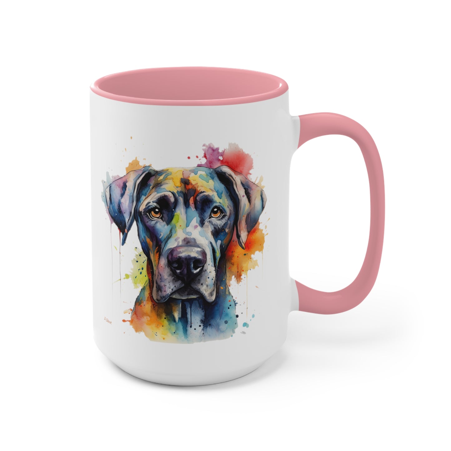 Great Dane 2 Accent Mugs